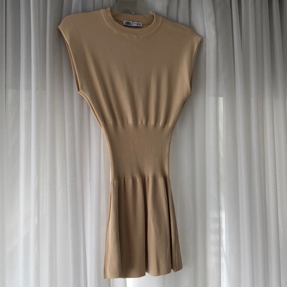 Zara Cream Mini dress